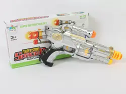 تفنگ موزیکال چراغدار دونه برفی flash & sound space gun super power