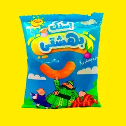پفک طبیعی با طعم پیاز جعفری فدک (اسنک بهشتی)