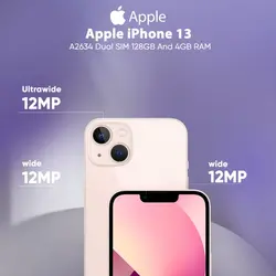 گوشی موبایل اپل مدل iPhone 13 دو سیم‌ کارت ظرفیت 128 گیگابایت و رم 4 گیگابایت