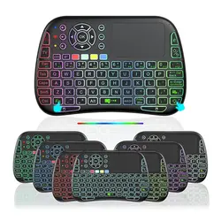 مینی کیبورد بی سیم همراه با تاچ پد جکنگ مدل Jeqang JA-507