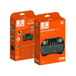 مینی کیبورد بی سیم همراه با تاچ پد جکنگ مدل Jeqang JA-501