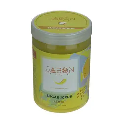 اسکراب شکری لایه بردار پوست ژبن پلاس مدل Lemon وزن 900 گرم
