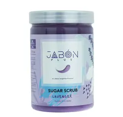 اسکراب شکری لایه بردار پوست ژبن پلاس مدل Lavender وزن 900 گرم