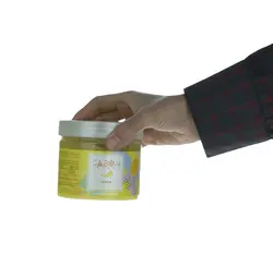 اسکراب شکری لایه بردار پوست ژبن پلاس مدل Lemon وزن 450 گرم