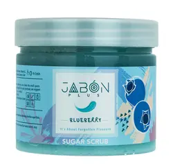 اسکراب شکری لایه بردار پوست ژبن پلاس مدل Blueberry وزن 450 گرم