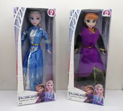 عروسک الیسا و فروزان توپر متحرک تک جعبه