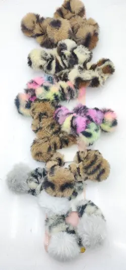 کش مو پولیشی دوناتی دو توپ پلنگی