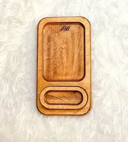 اردو مستطیل ۲ خانه و خرما خوری چوبی JB