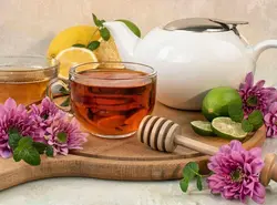 فنجان اورانوس لب طلا 6 عددی