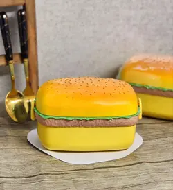 ظرف غذا ۳ طبقه همبرگر مستطیل