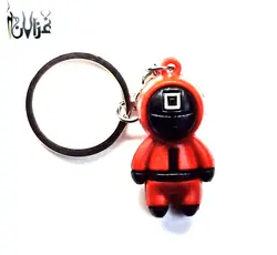 جاکلیدی عروسکی – بازی مرکب Squid Game (مربع) - گالری غزالان