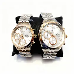 ست ساعت orient vip سه موتوره فول تایم موتور ژاپن