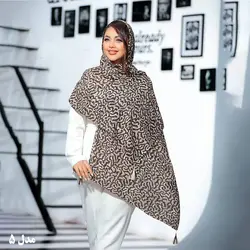شال کرم میکس چاپی کد ۳۳۶۲ - فروشگاه نویدستان