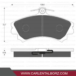 لنت ترمز جلو پروتون ایمپین (PROTON IMPIAN) الیگ ELIG