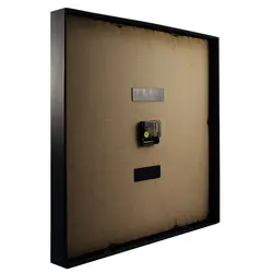 ساعت دیواری آرتمیس مدل 2026 مشکی(زه مشکی و صفحه مشکی) و اعداد گلد(طلایی)