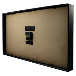 ساعت دیواری آرتمیس مدل 2027 مشکی(زه مشکی و صفحه مشکی) و اعداد گلد(طلایی)