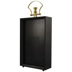 ساعت رومیزی آرتمیس مدل 2031 بلک (زه مشکی و صفحه مشکی) و اعداد گلد(طلایی)