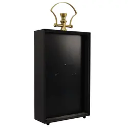 ساعت رومیزی آرتمیس مدل 2031 بلک (زه مشکی و صفحه مشکی) و اعداد گلد(طلایی)