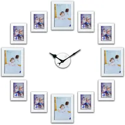 ساعت دیواری دارامو مدل پازلی قاب عکس