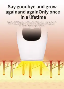 دستگاه لیزر خانگی حذف موی زائد صورت و بدن Hair Removal Device - فروشگاه ققنوس