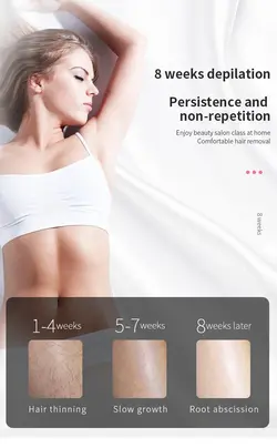 دستگاه لیزر خانگی حذف موی زائد صورت و بدن Hair Removal Device - فروشگاه ققنوس