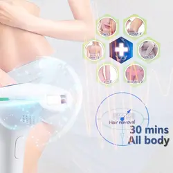 دستگاه لیزر خانگی حذف موی زائد صورت و بدن Hair Removal Device - فروشگاه ققنوس