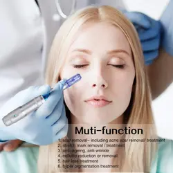 دستگاه دکترپن میکرونیدلینگ مدل A6 دکتر پن derma pen A6 Dr.pen microneedling - فروشگاه ققنوس