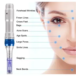 دستگاه دکترپن میکرونیدلینگ مدل A6 دکتر پن derma pen A6 Dr.pen microneedling - فروشگاه ققنوس