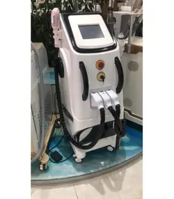 دستگاه لیزر اس اچ آر (SHR) فوق حرفه ای با 3 طول موج آر اف + لیزر موهای زائد و پیکوشور ریمور تاتو نقطه زن - فروشگاه ققنوس