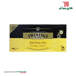 توینینگز چای سیاه کیسه ای معطر 25عدد