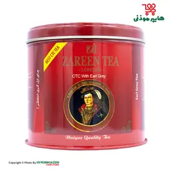 زرین چای سیاه کله مورچه ای معطر فلزی 500گرم