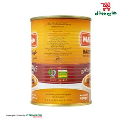 مهرام کنسرو لوبیا چیتی با قارچ 400گرم