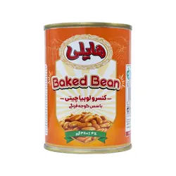 هایلی کنسرو لوبیاچیتی با سس گوجه 380گرم