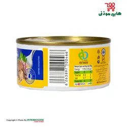تاپسی کنسرو تن ماهی درب شفاف 180گرم