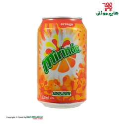 میرندا نوشابه قوطی زرد 330میلی لیتر