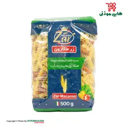 زر ماکارونی فرمی مته ای سبزیجات 500گرم
