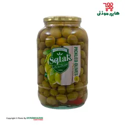 اسکیو تک زیتون شور شیشه ای 1/5کیلوگرم