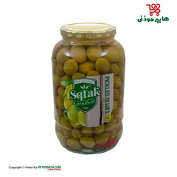 اسکیو تک زیتون شور شیشه ای 1/5کیلوگرم