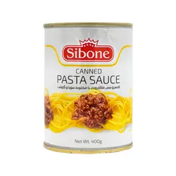 سیبون کنسرو مایه ماکارونی با سویا و گوشت 400گرم