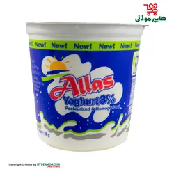 آلاس ماست نیم چرب 900 گرم