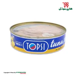 تاپسی کنسرو تن ماهی درب شفاف 200گرم