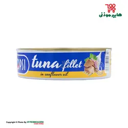 تاپسی کنسرو تن ماهی درب شفاف 200گرم