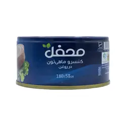 محفل کنسرو تن ماهی در روغن 180گرم