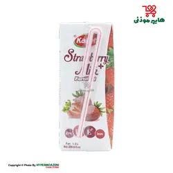 کاله شیر توت فرنگی غنی شده تترا پک 200میلی لیتر