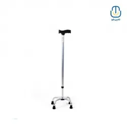 عصا چهارپایه فلزی سیلور اوتسی دسته پی وی سی مدل T۰۵ 