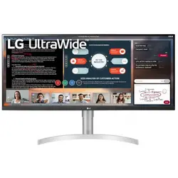 مانیتور طراحی و دیزاین ال جی Monitor Design LG 34WN650-W سایز 34 اینچ