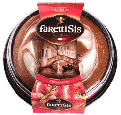 دسر کیک ایتالیایی فارتتی سیس با طعم توت فرنگی