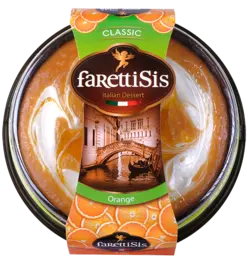 دسر کیک ایتالیایی فارتتی سیس با طعم پرتقال