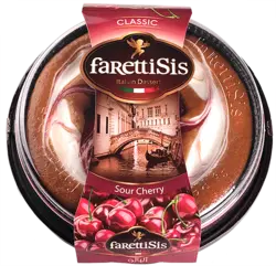 دسر کیک ایتالیایی فارتتی سیس با طعم آلبالو