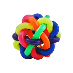 توپ ماکارونی (رنگین کمانی) سگ و گربه سایز کوچک